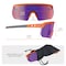 Ergodyne AEGIR-MI, Safety Glasses, Purple Mirror Lens, Orange Frame, Half-Frame AEGIR-MI - alternate 6